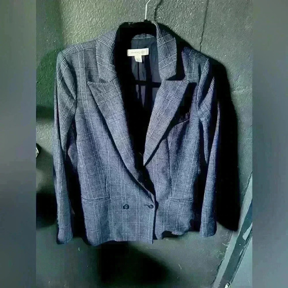 Women’s Treasure Bond Button Up Navy Blue Blazer Small - Picture 1 of 5